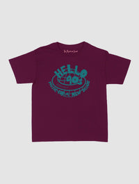 hello 90s baby tee