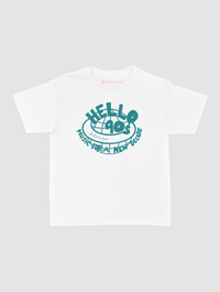 hello 90s baby tee
