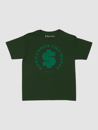 here comes the money baby tee - In Print We Trust