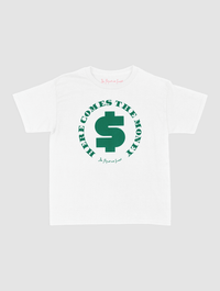 here comes the money baby tee - In Print We Trust