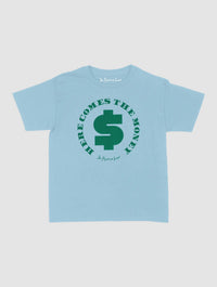 here comes the money baby tee - In Print We Trust