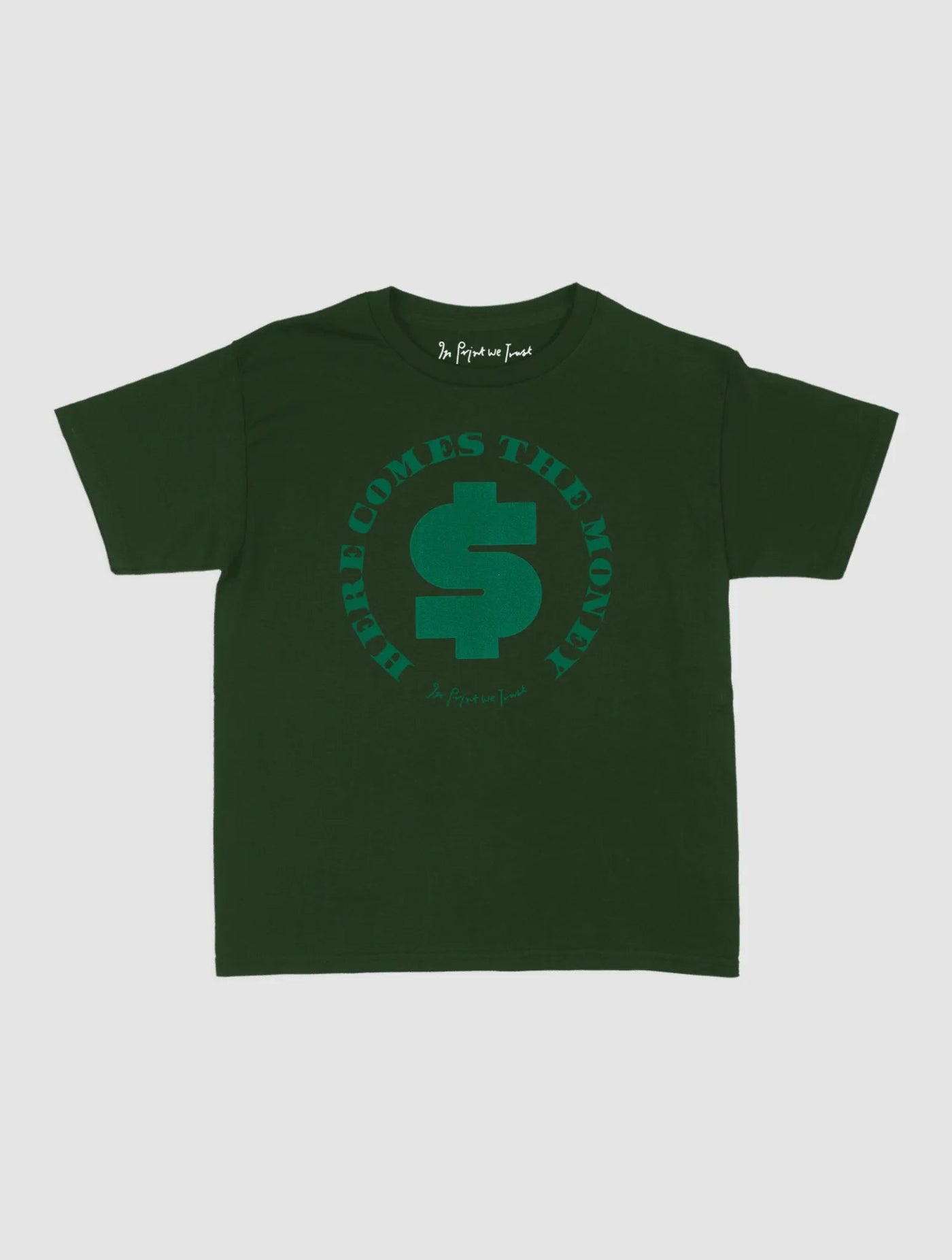 here comes the money baby tee - In Print We Trust