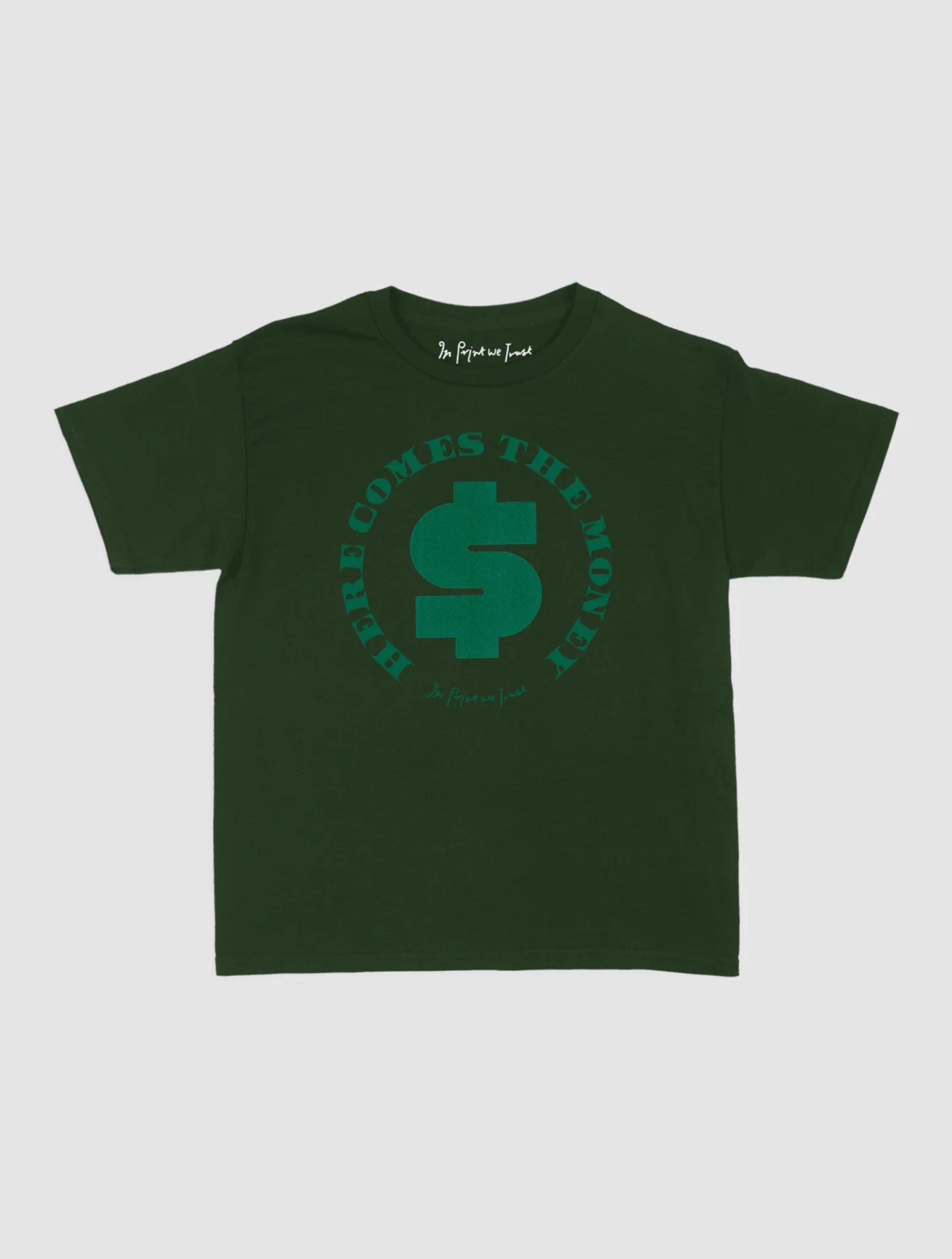 here comes the money baby tee - In Print We Trust