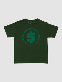 here comes the money baby tee - In Print We Trust
