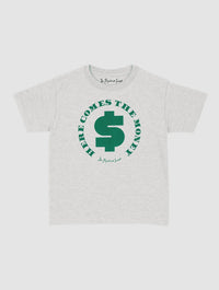 here comes the money baby tee - In Print We Trust