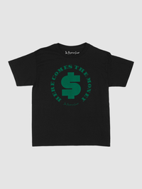 here comes the money baby tee - In Print We Trust