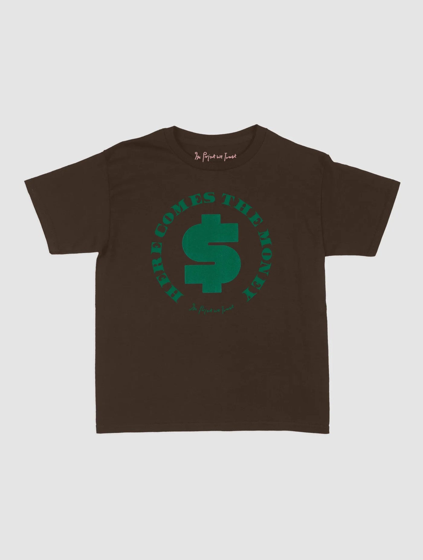 here comes the money baby tee - In Print We Trust