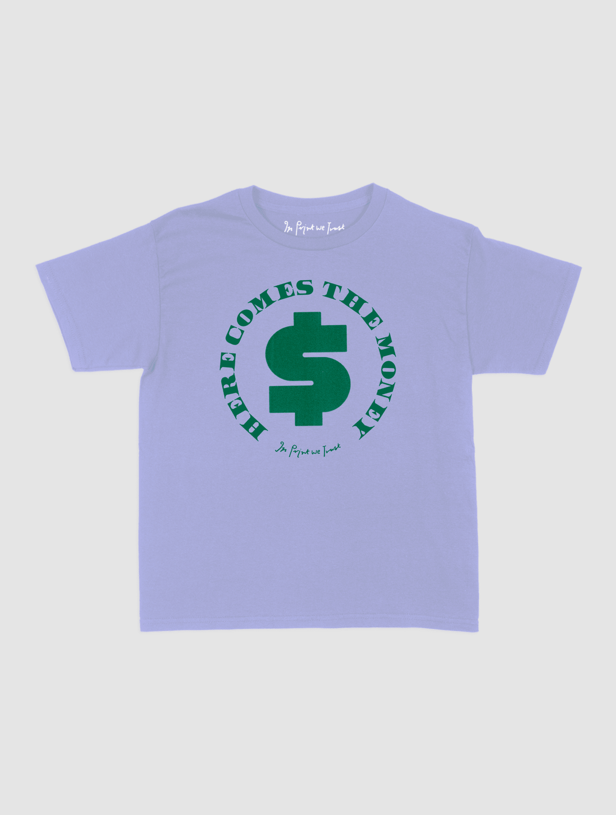 here comes the money baby tee - In Print We Trust
