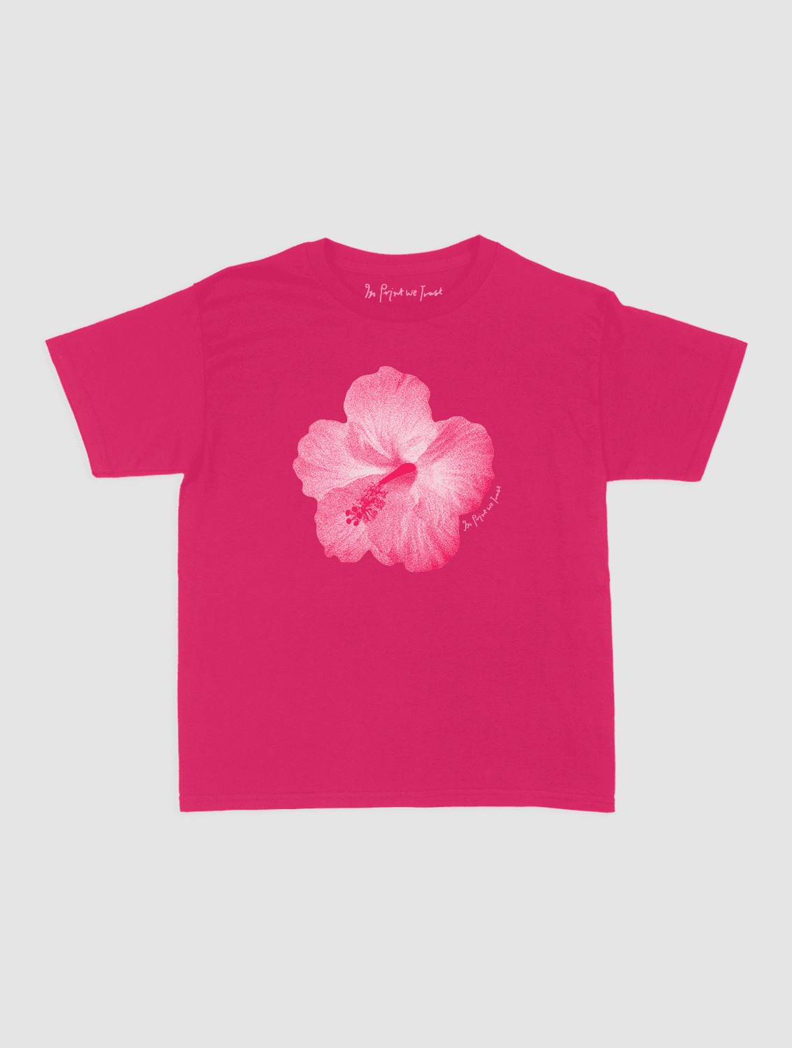 hibiscus baby tee - In Print We Trust