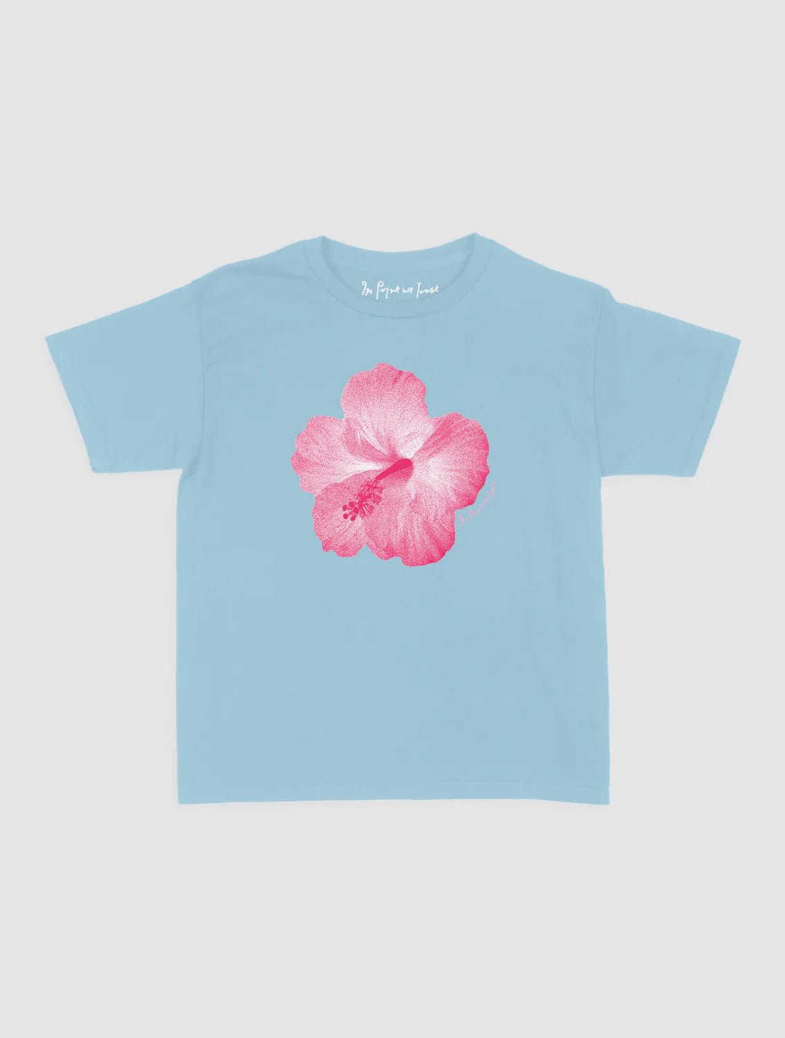 hibiscus baby tee - In Print We Trust