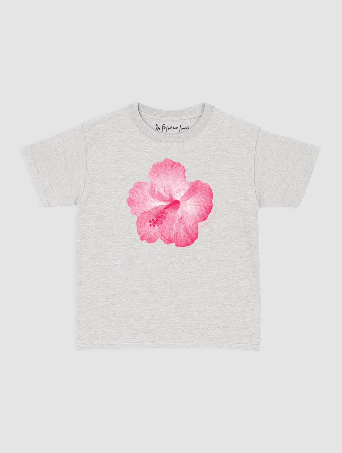 hibiscus baby tee - In Print We Trust