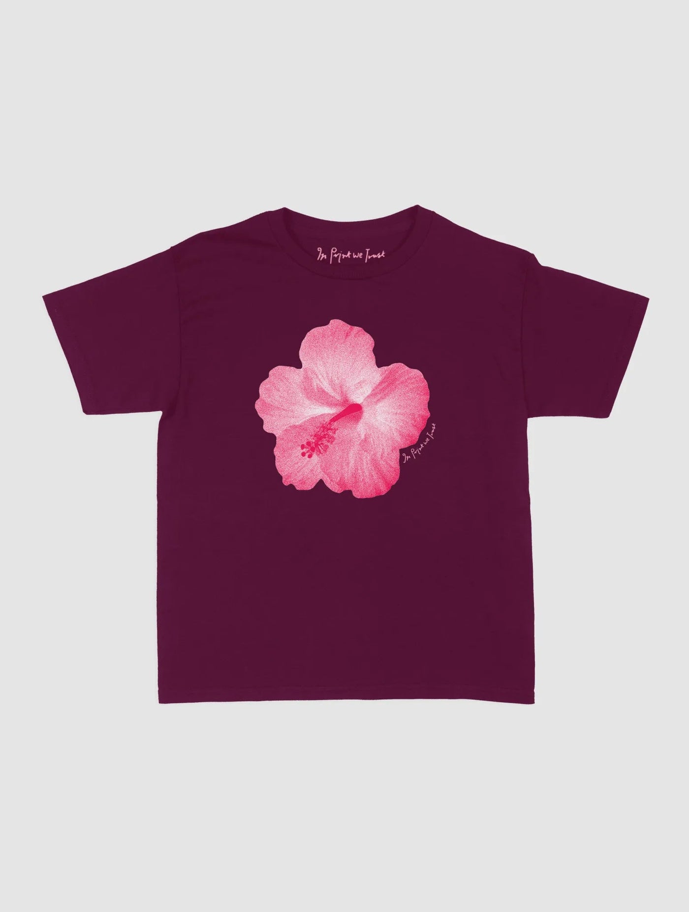 hibiscus baby tee - In Print We Trust