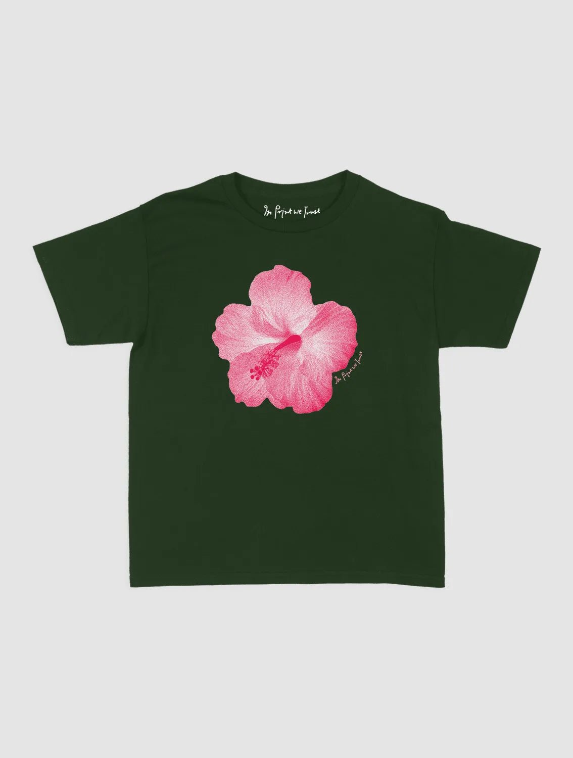 hibiscus baby tee - In Print We Trust