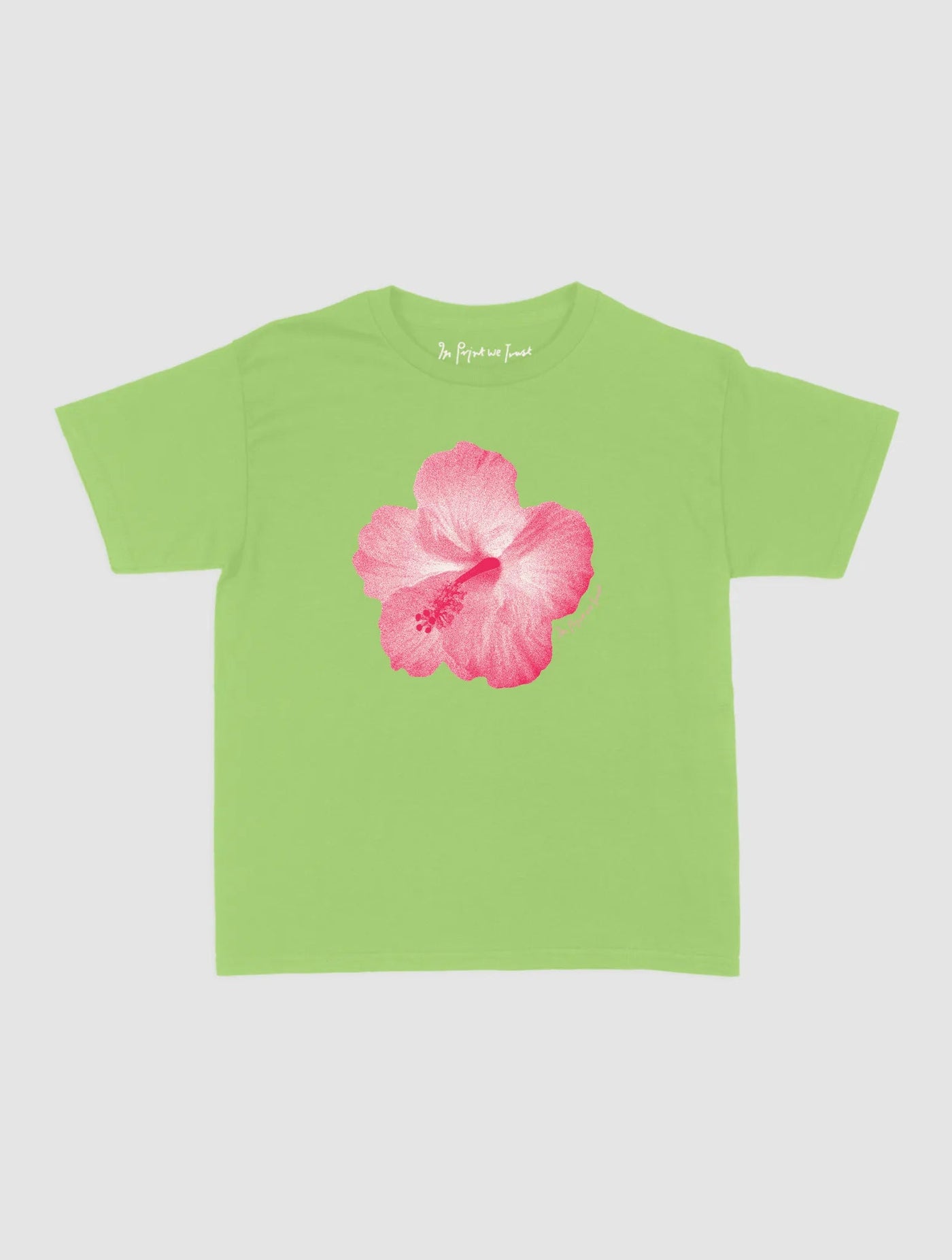 hibiscus baby tee - In Print We Trust