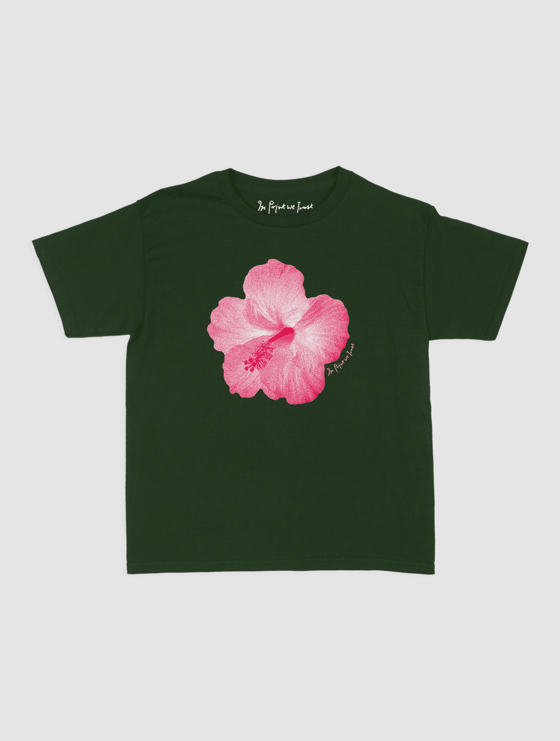 hibiscus baby tee - In Print We Trust