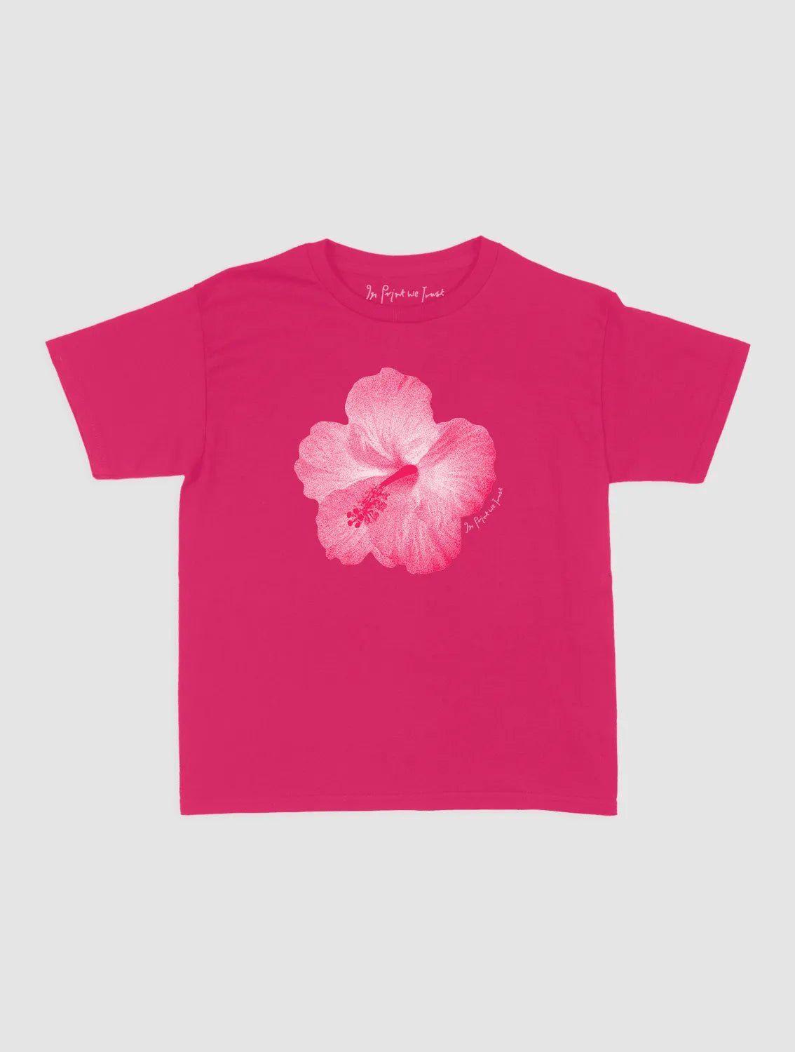 hibiscus baby tee - In Print We Trust