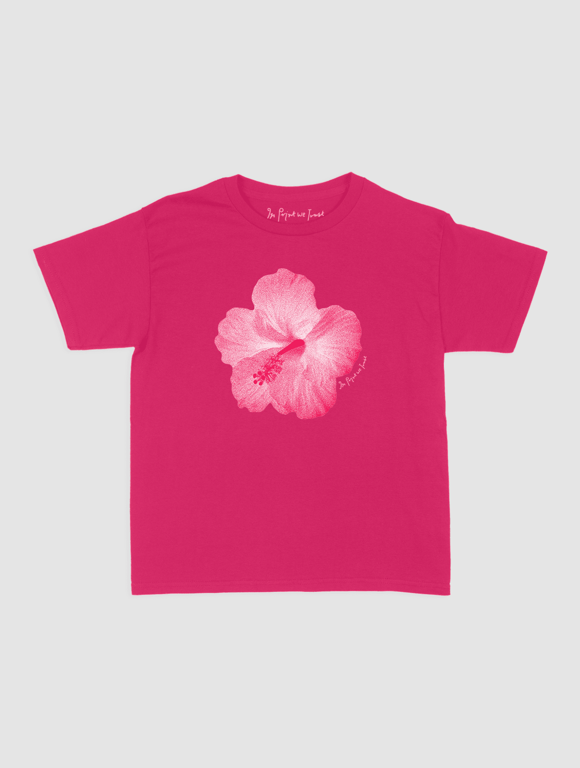 hibiscus baby tee - In Print We Trust