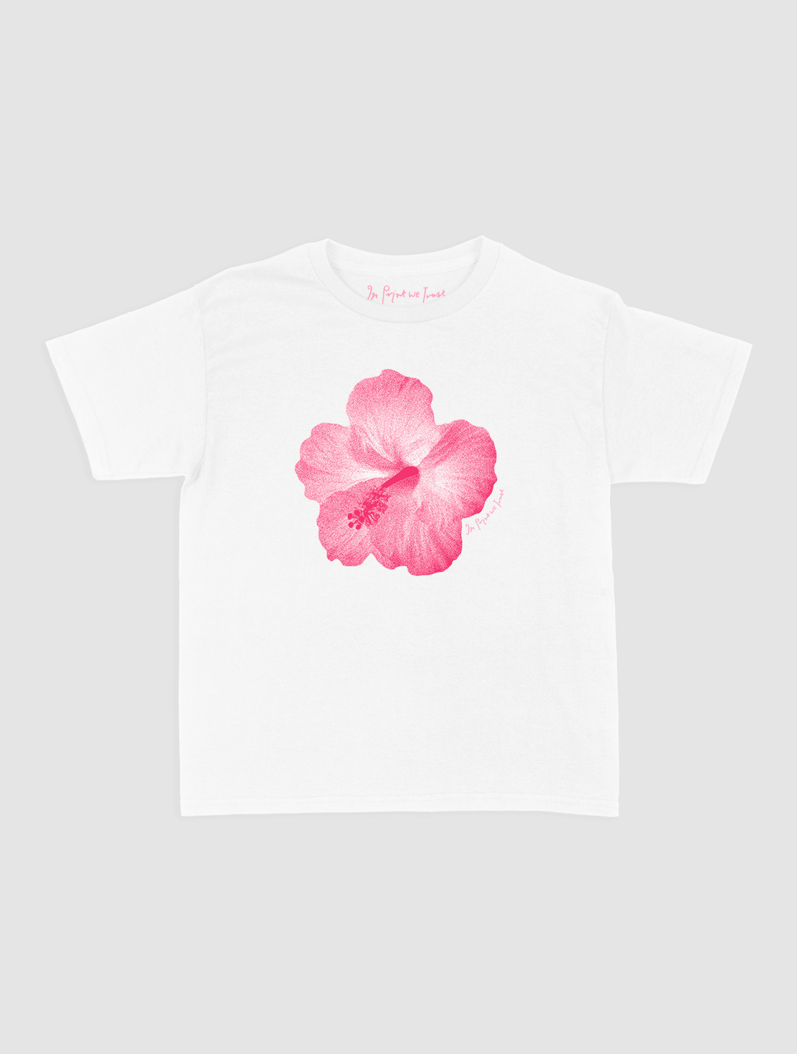 hibiscus baby tee - In Print We Trust