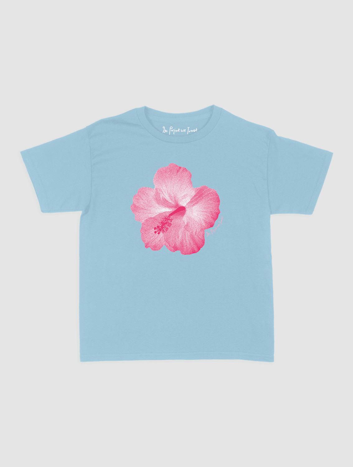 hibiscus baby tee - In Print We Trust