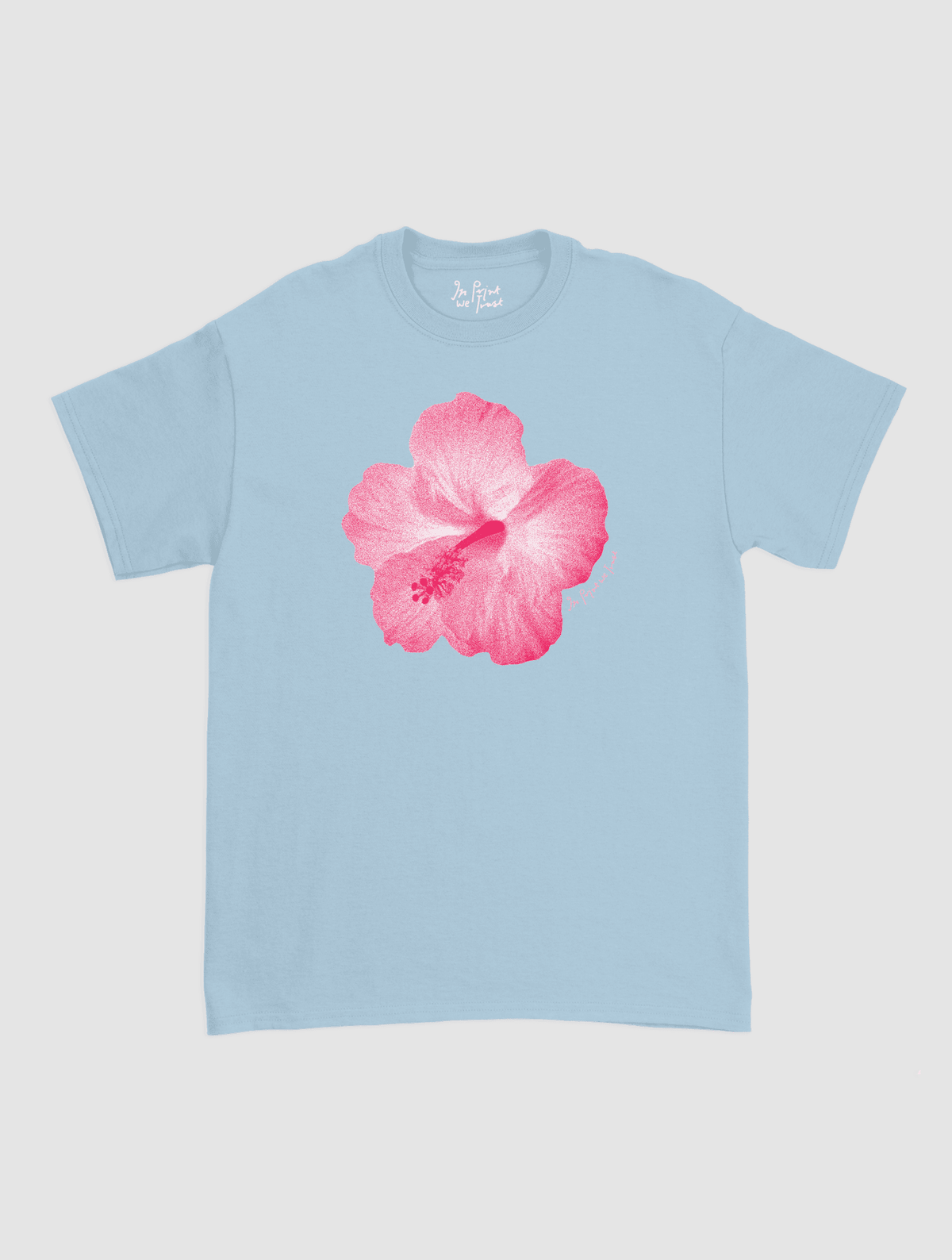 hibiscus classic tee - In Print We Trust