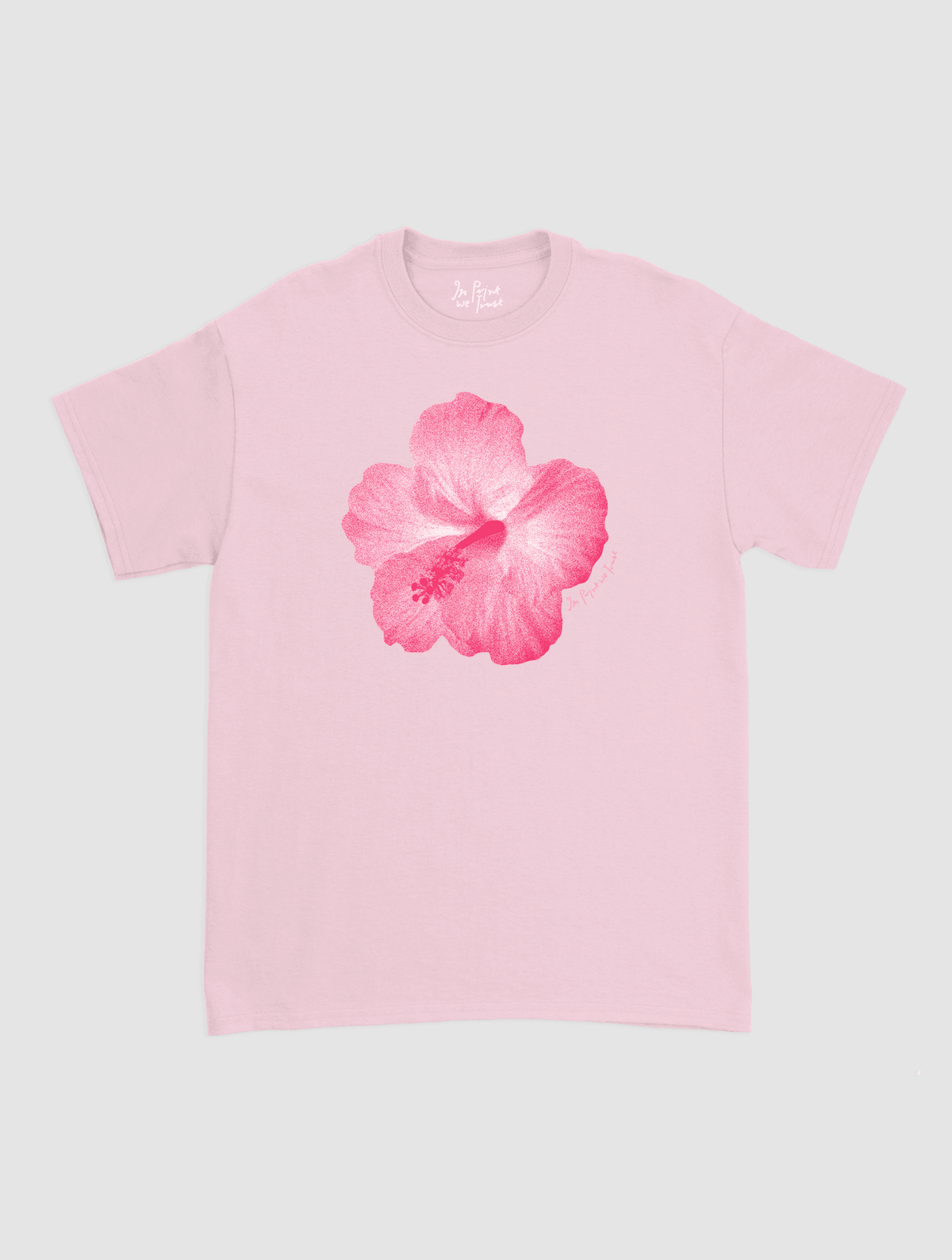 hibiscus classic tee - In Print We Trust