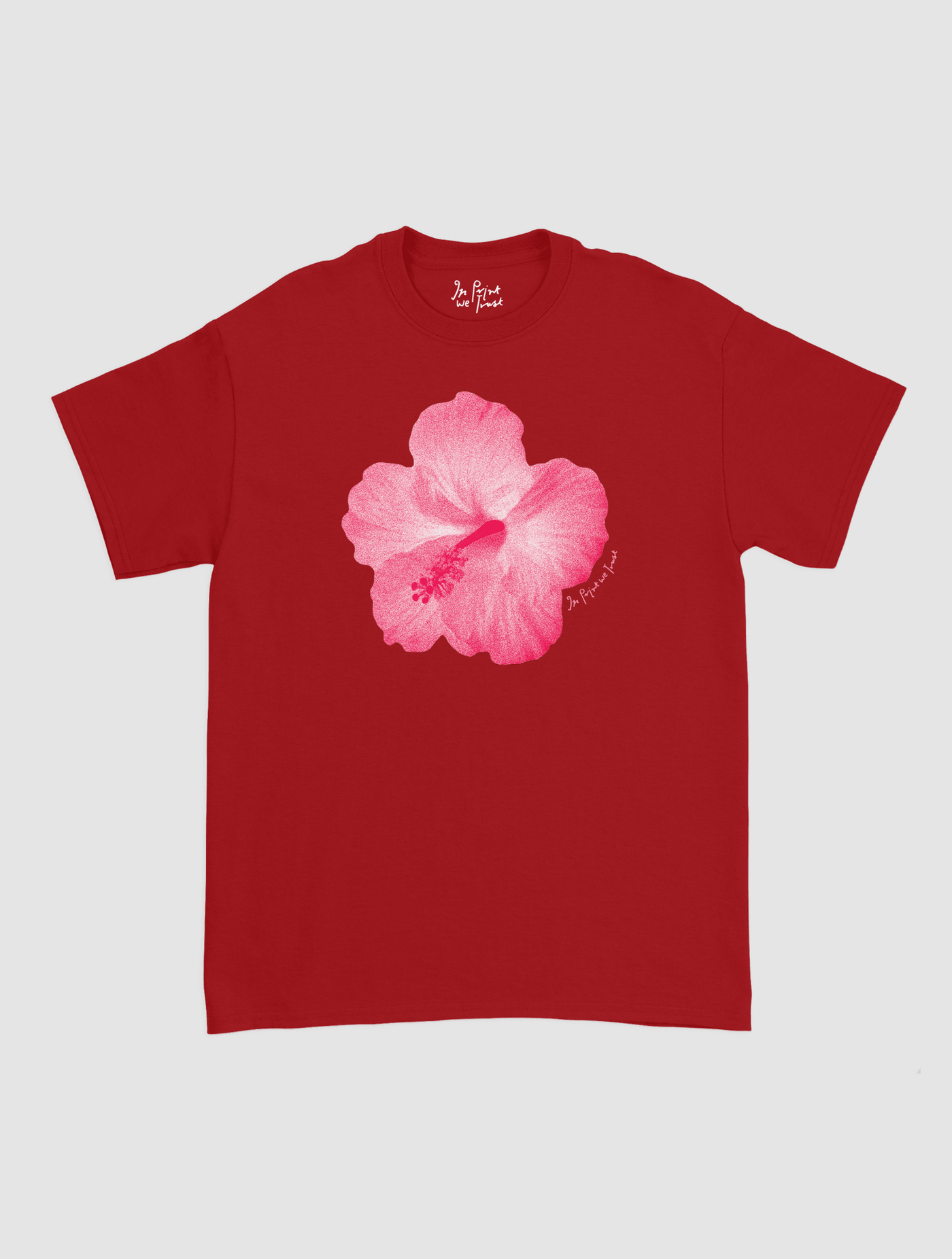hibiscus classic tee - In Print We Trust