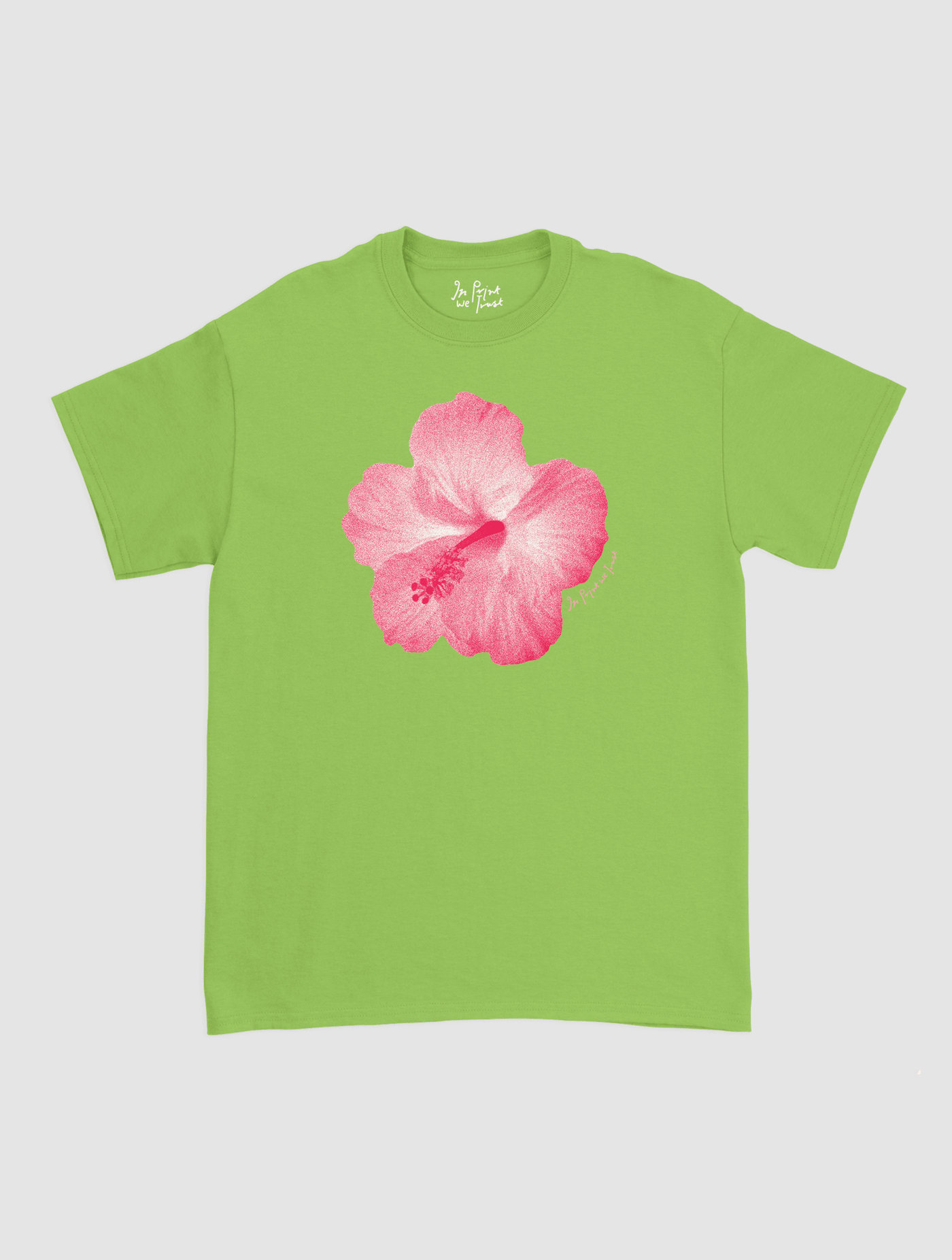 hibiscus classic tee - In Print We Trust