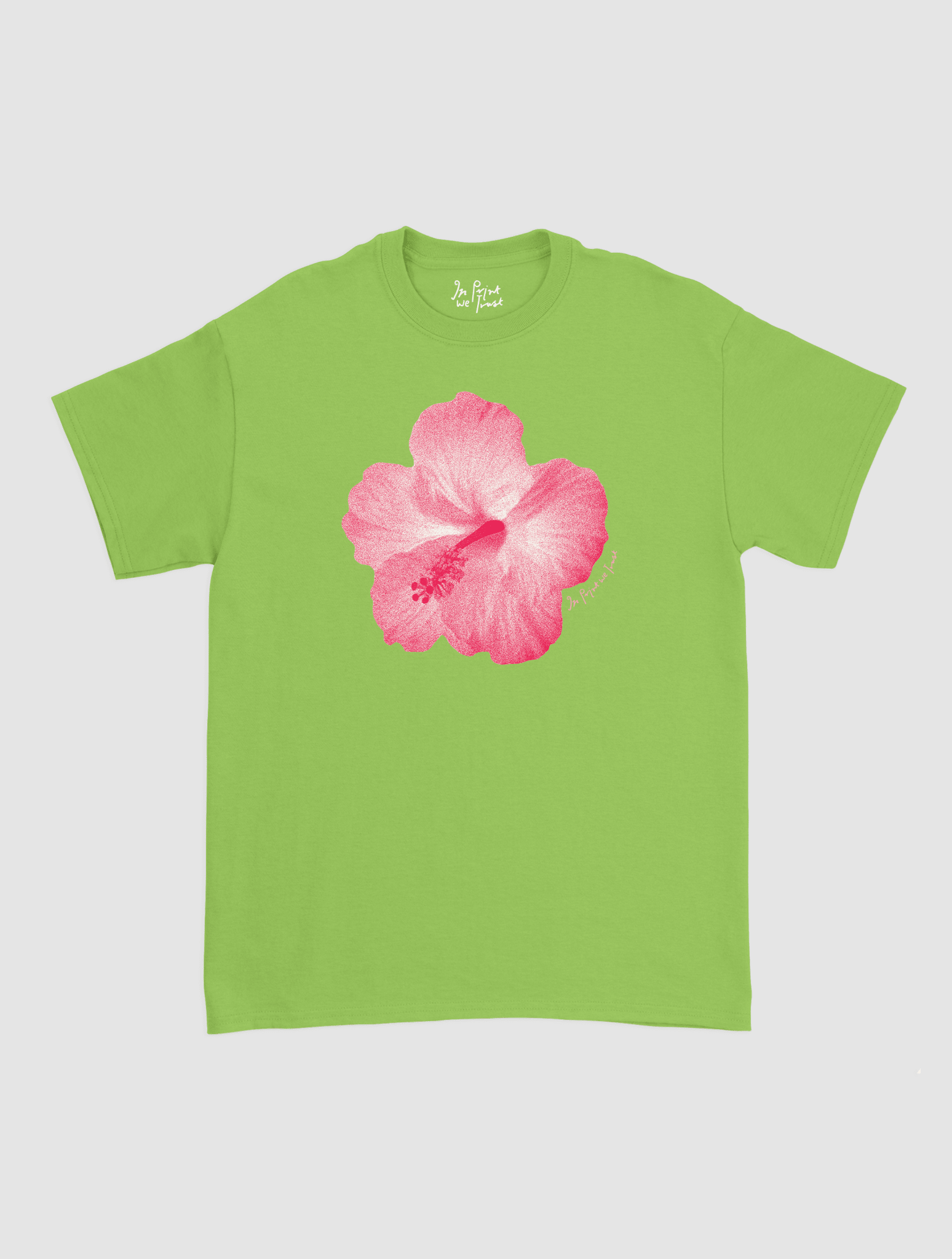 hibiscus classic tee - In Print We Trust