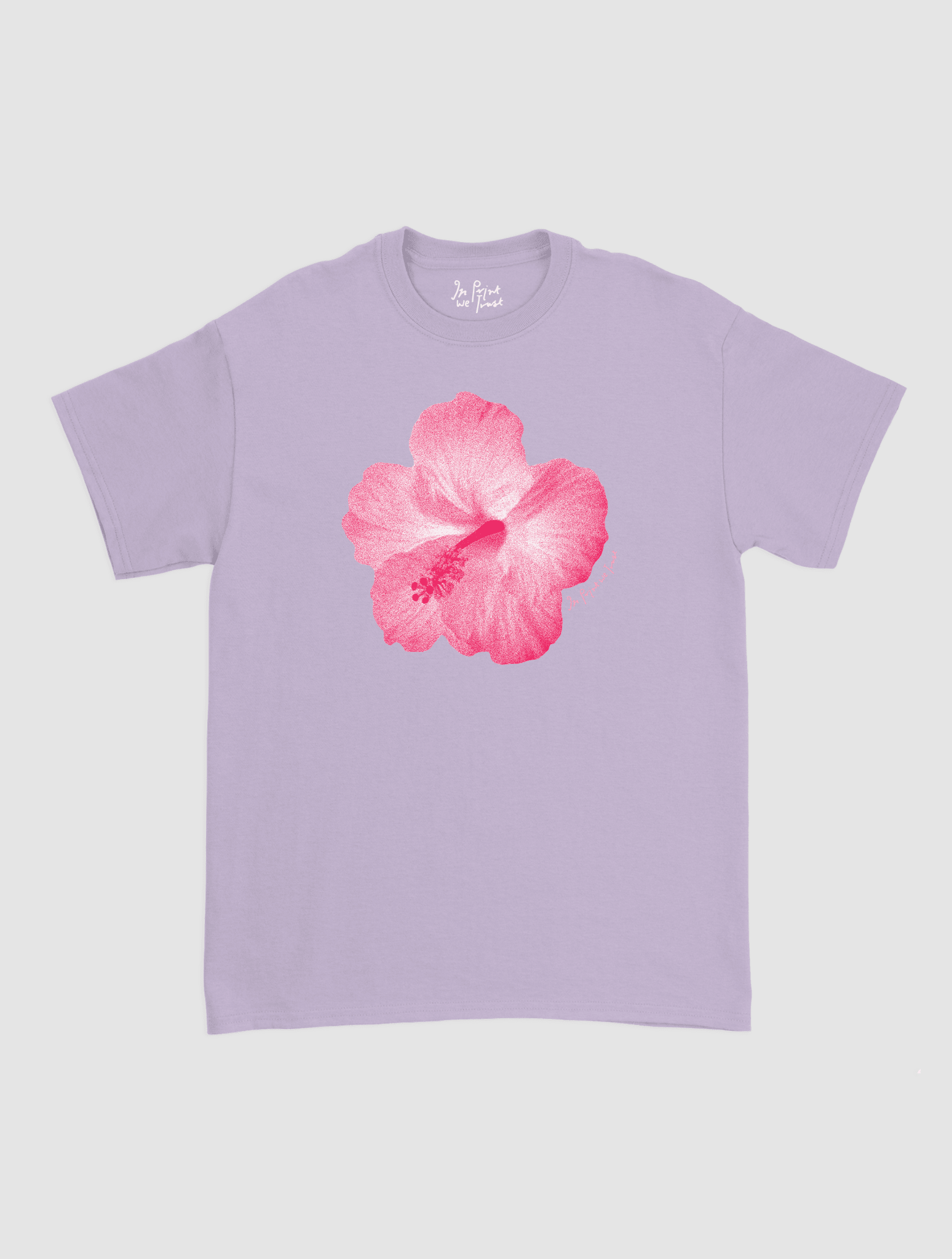 hibiscus classic tee - In Print We Trust