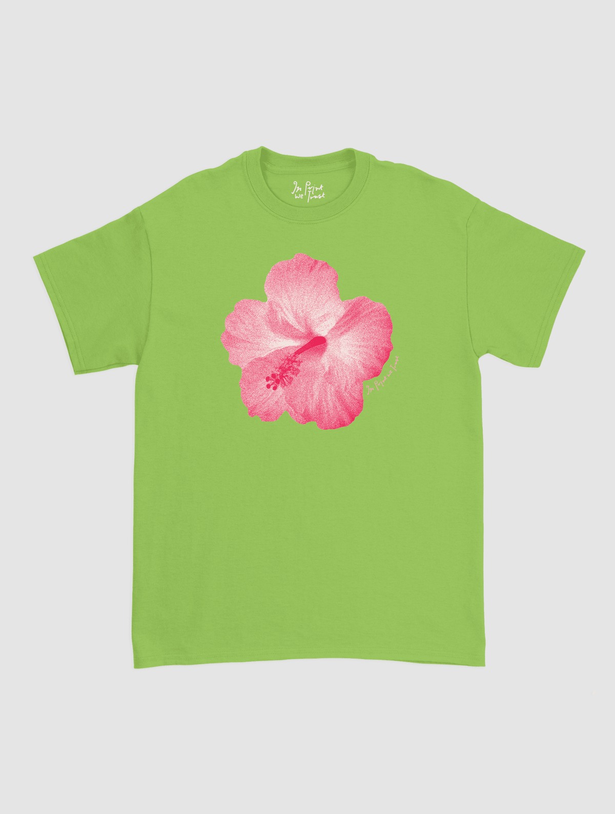 hibiscus classic tee - In Print We Trust