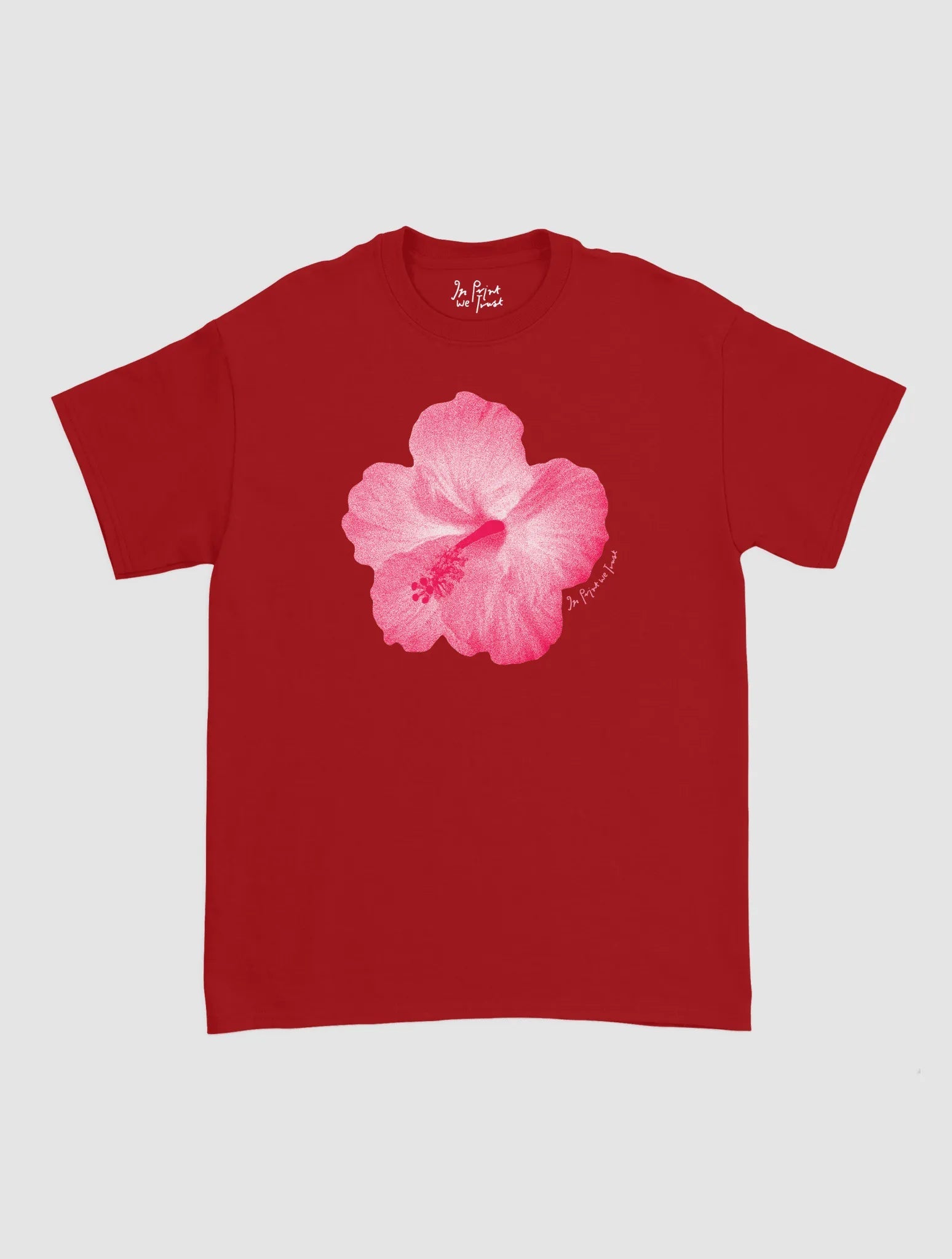 hibiscus classic tee - In Print We Trust