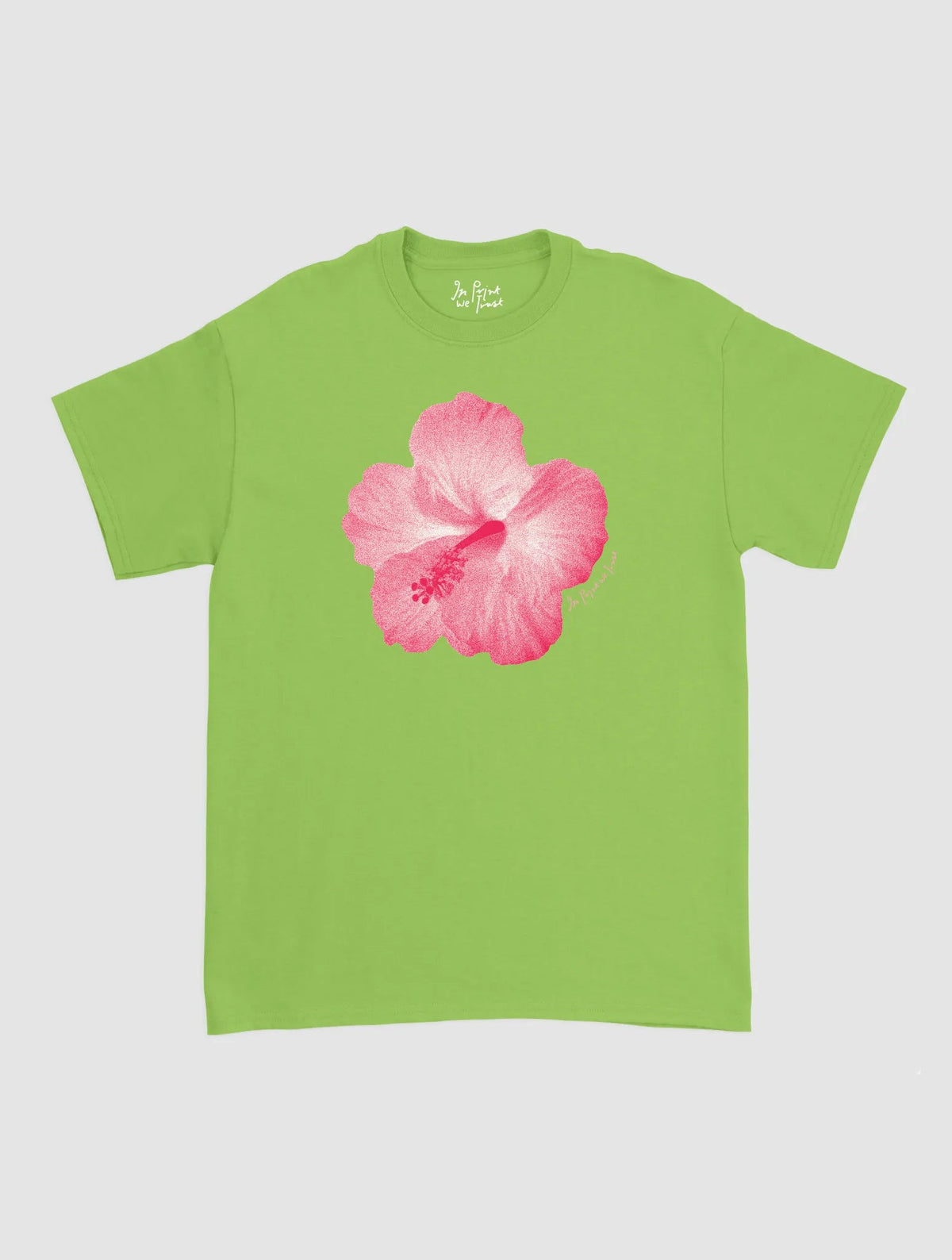 hibiscus classic tee - In Print We Trust