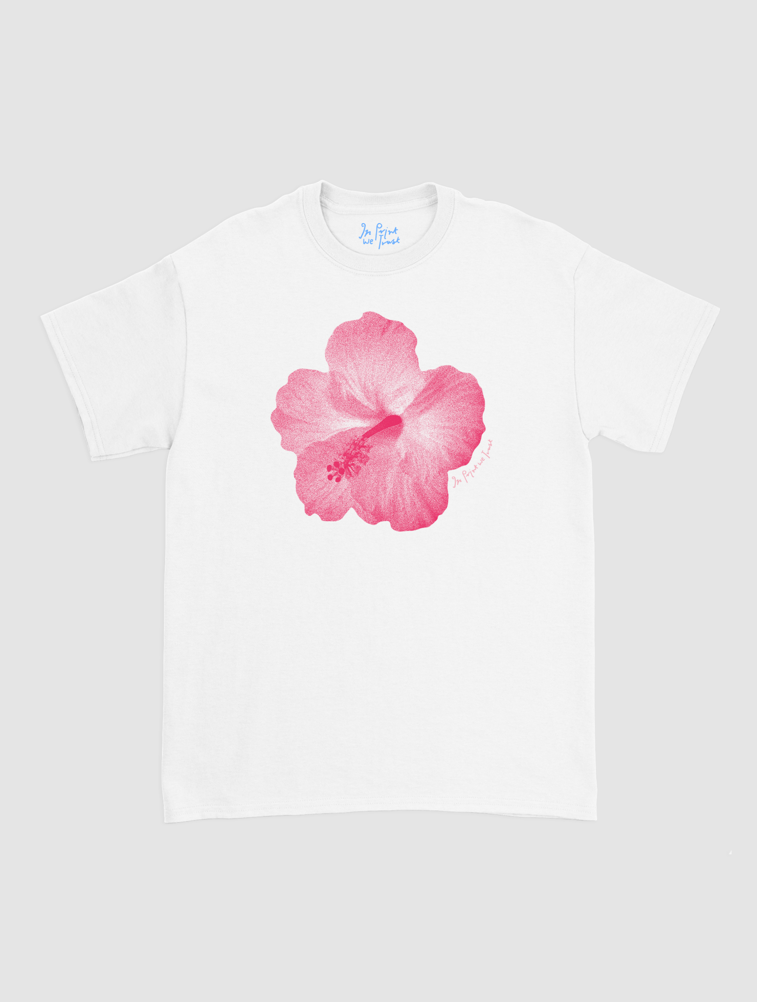 hibiscus classic tee - In Print We Trust