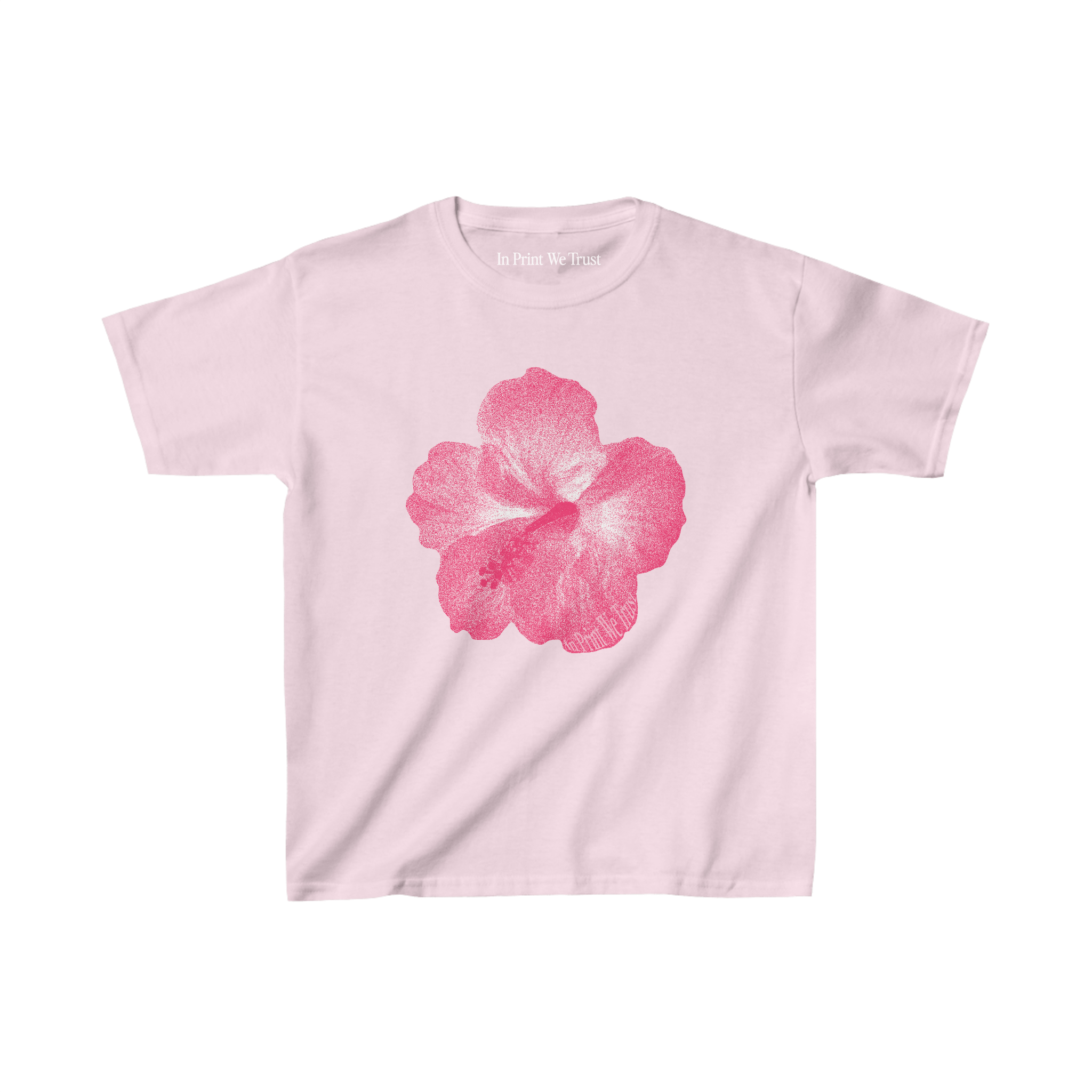 hibiscus essential baby tee - In Print We Trust