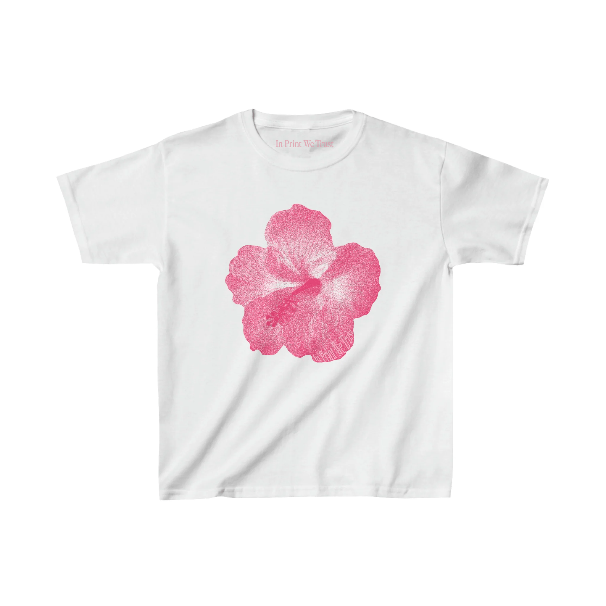 hibiscus essential baby tee - In Print We Trust