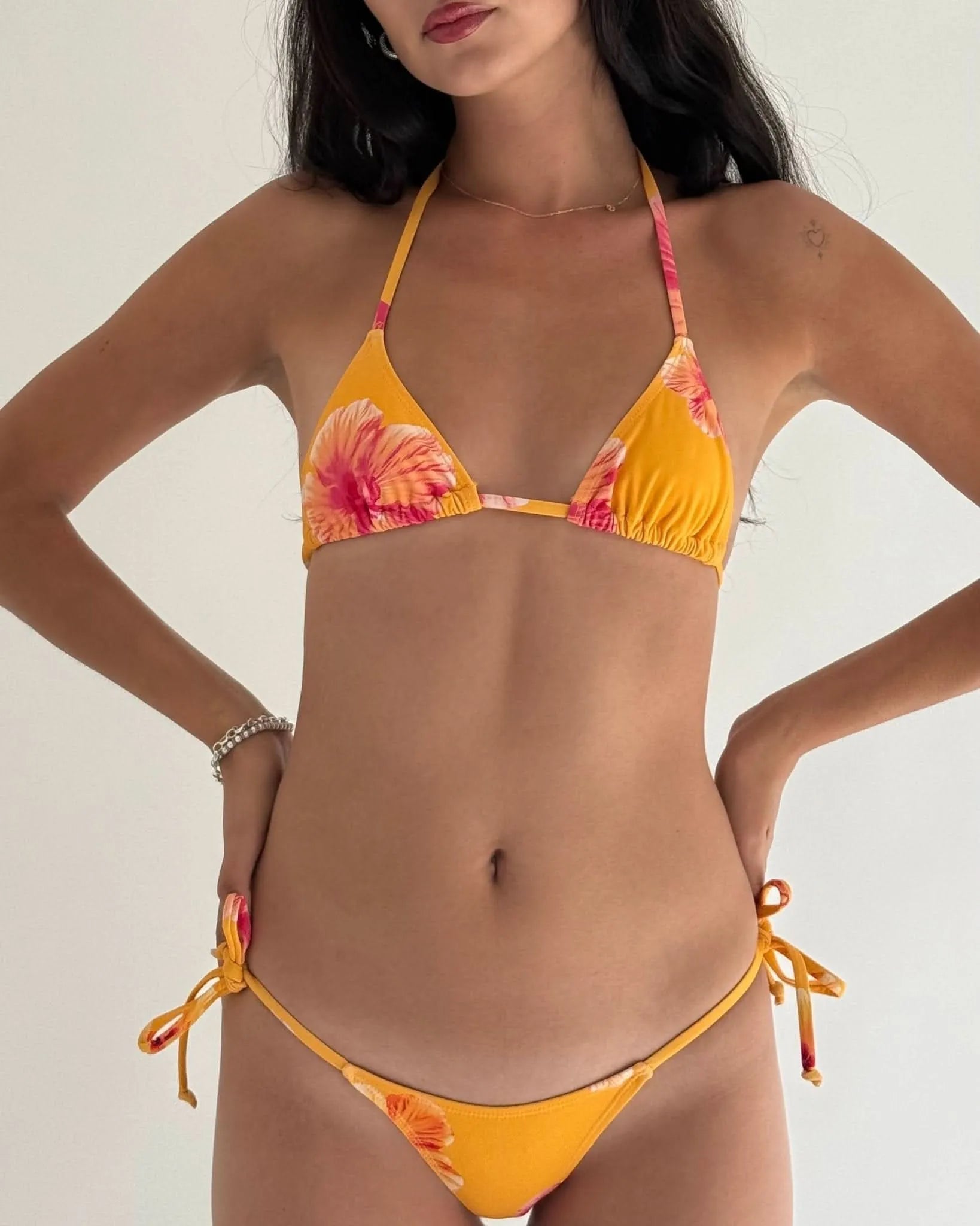 hibiscus two-piece bikini - In Print We Trust