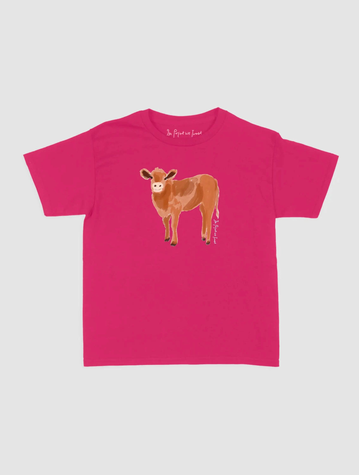 highland cow baby tee - In Print We Trust