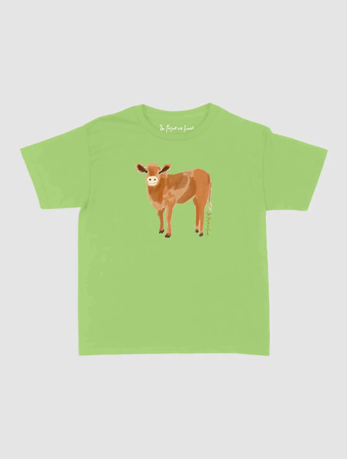 highland cow baby tee - In Print We Trust
