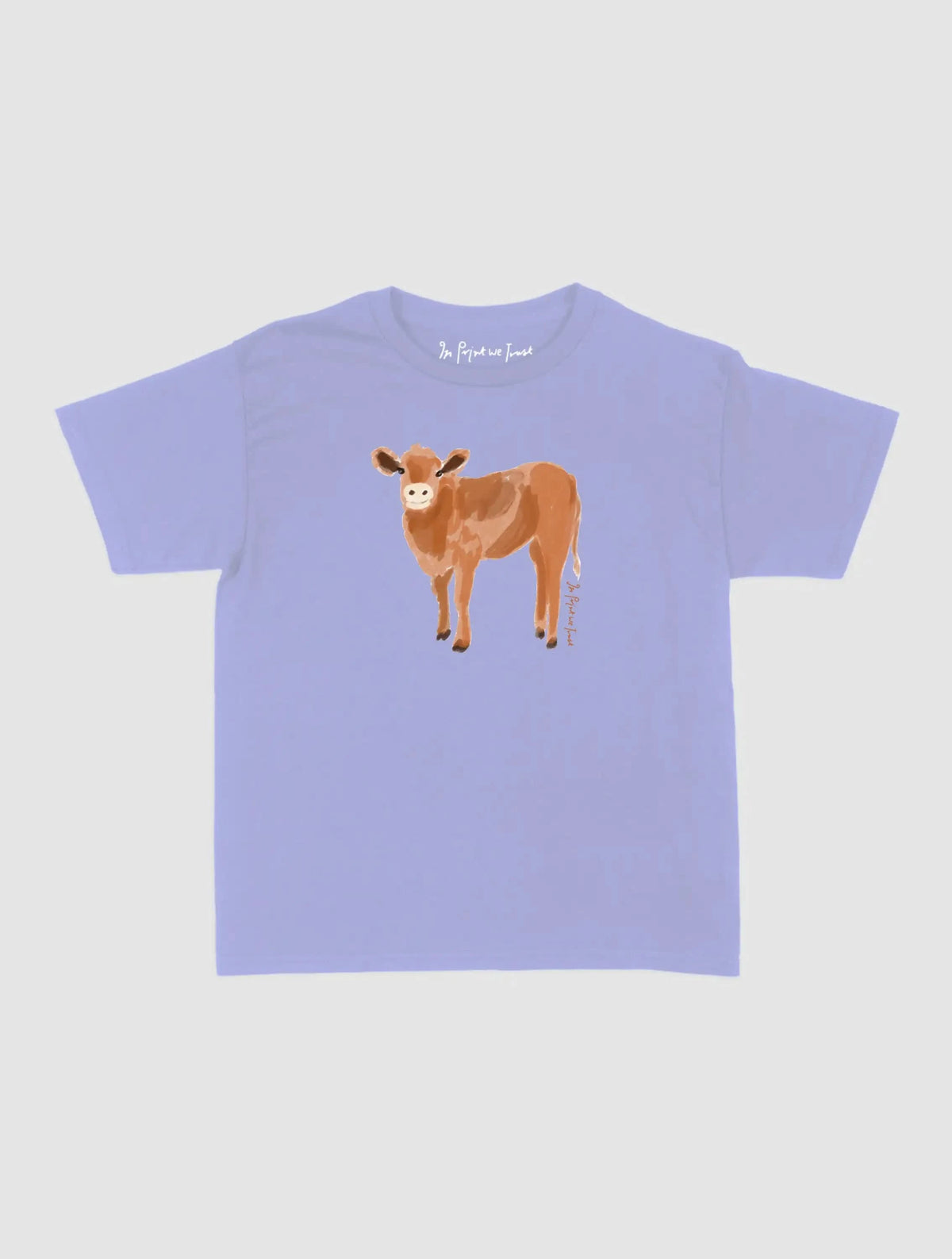 highland cow baby tee - In Print We Trust