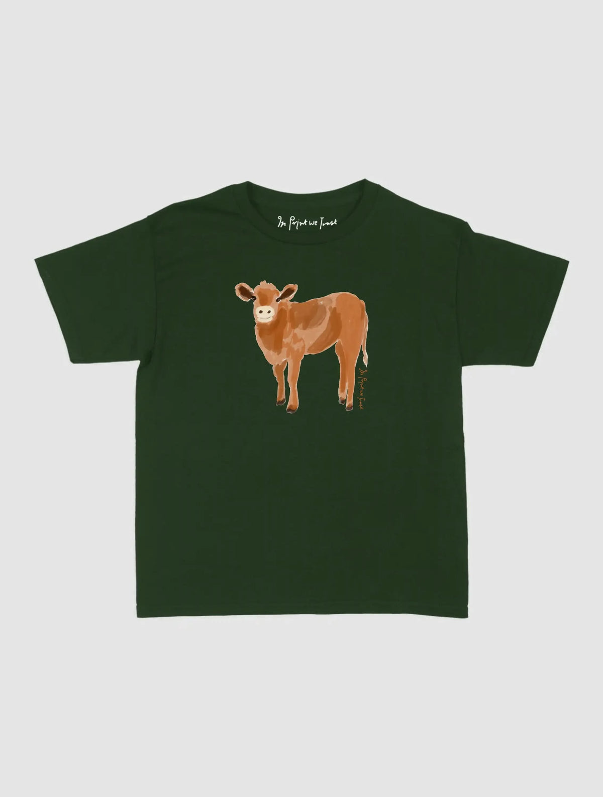 highland cow baby tee - In Print We Trust
