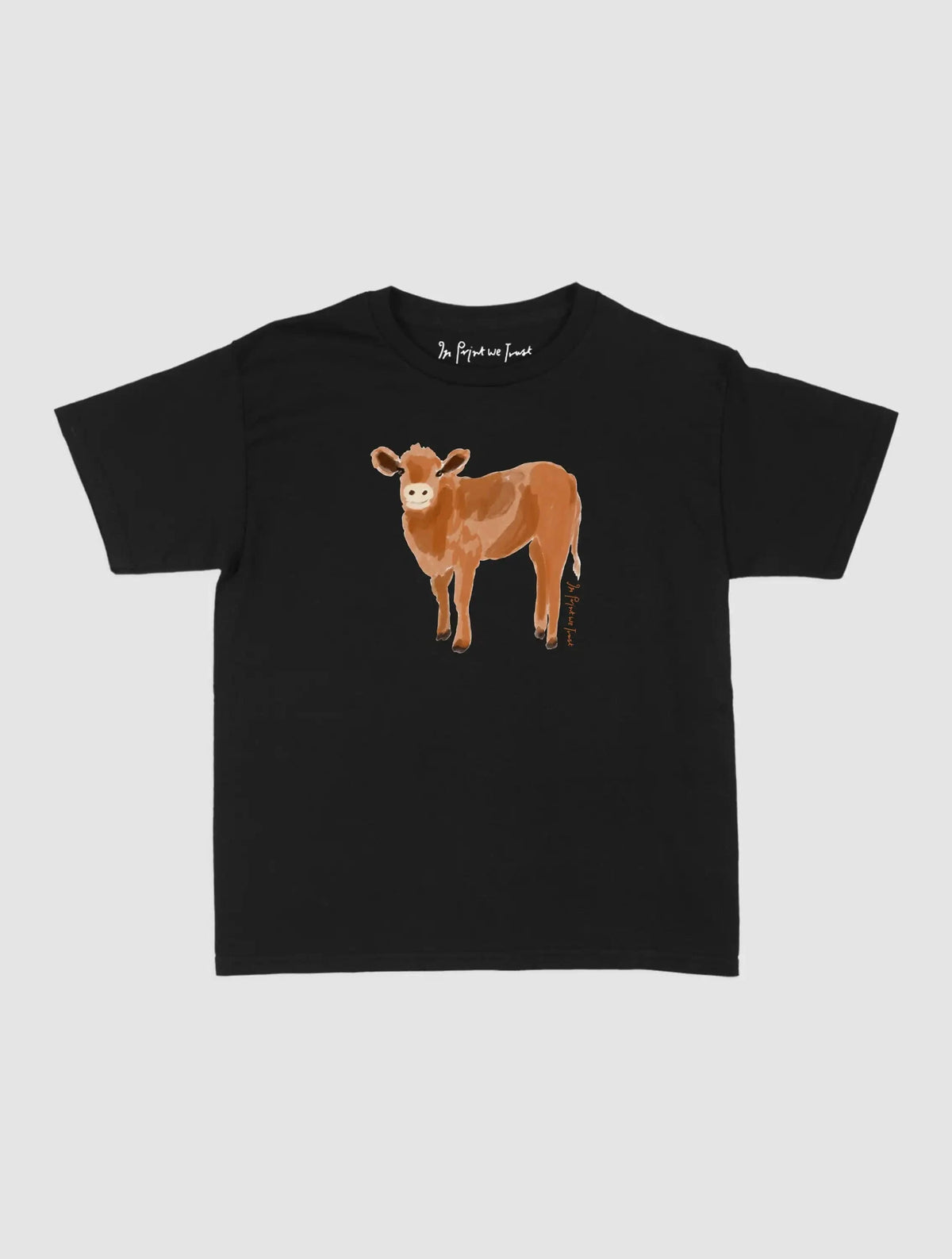 highland cow baby tee - In Print We Trust