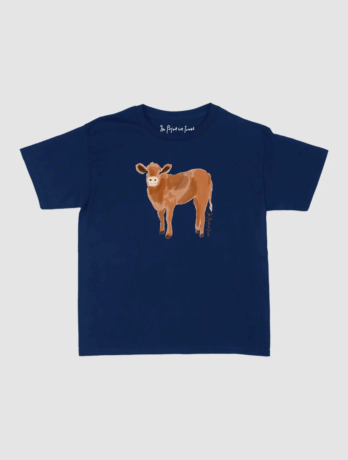 highland cow baby tee - In Print We Trust