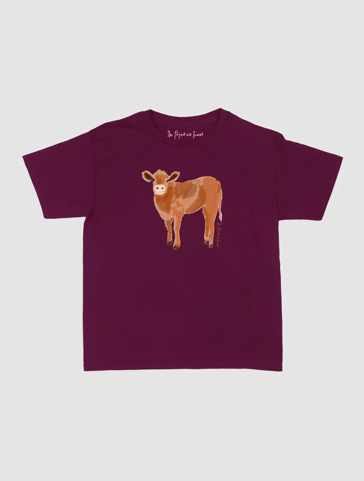 highland cow baby tee - In Print We Trust