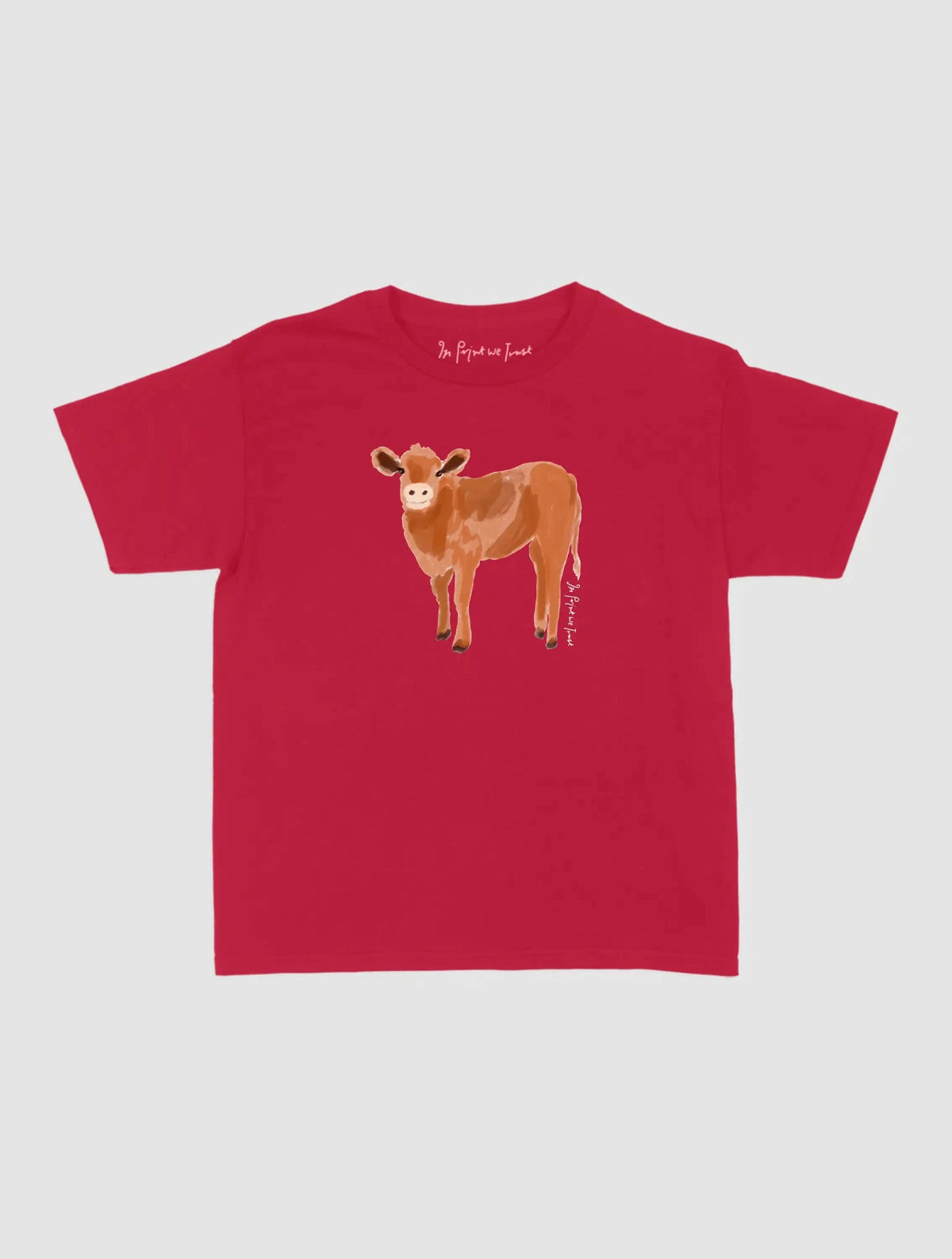 highland cow baby tee - In Print We Trust