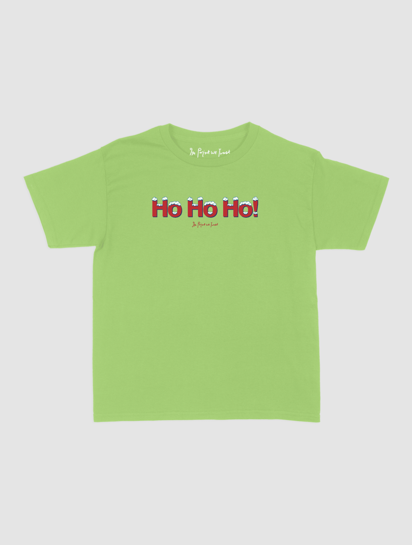 ho ho ho! baby tee - In Print We Trust