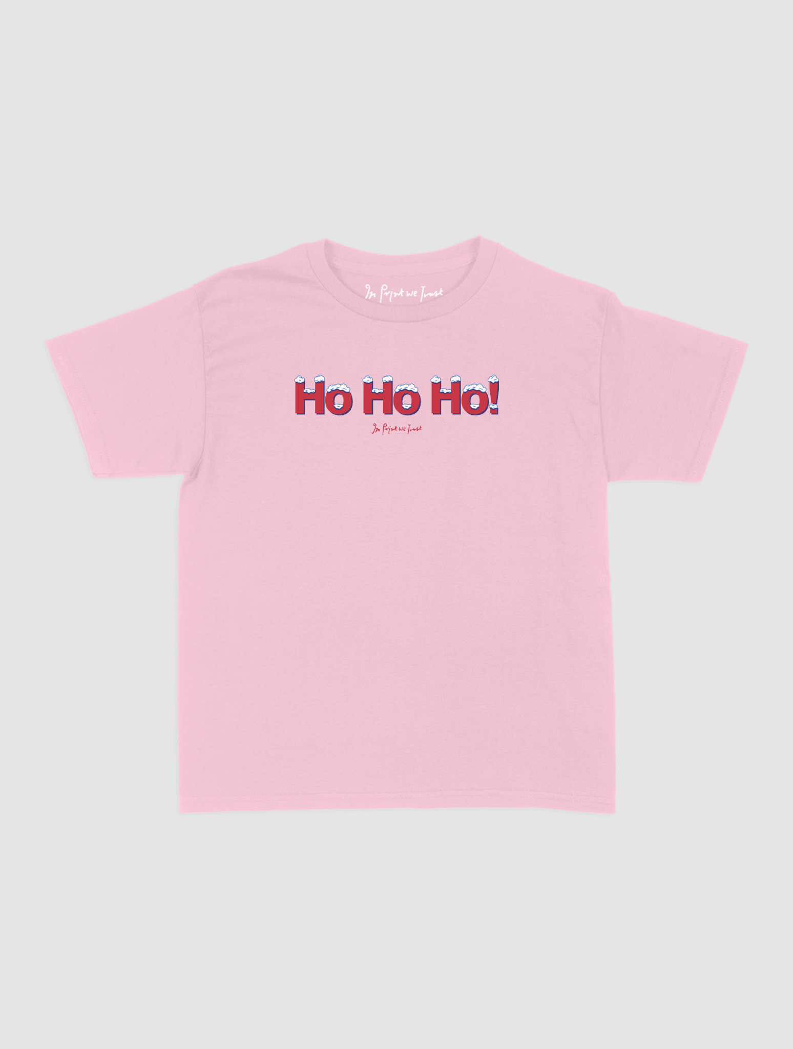 ho ho ho! baby tee - In Print We Trust