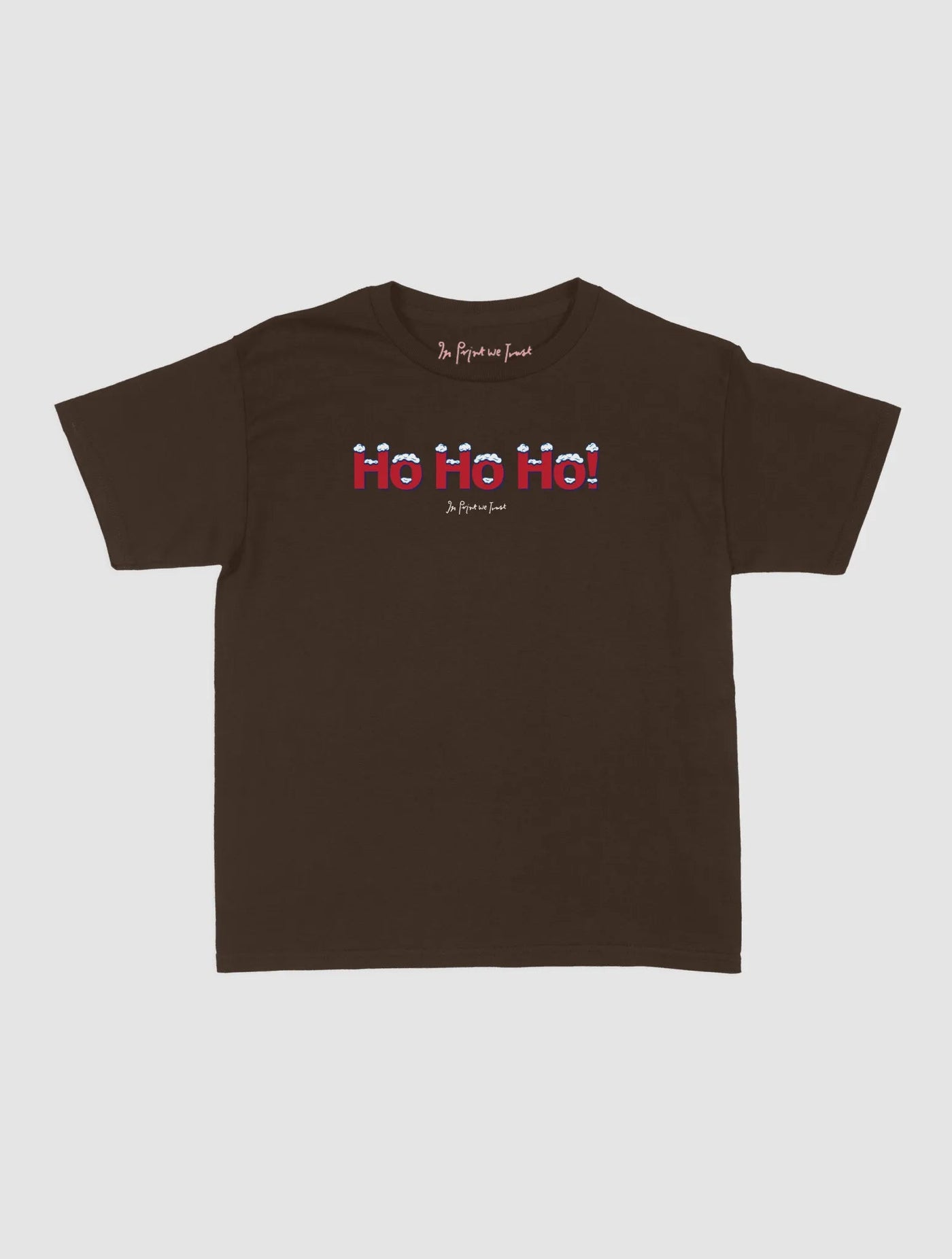 ho ho ho! baby tee - In Print We Trust