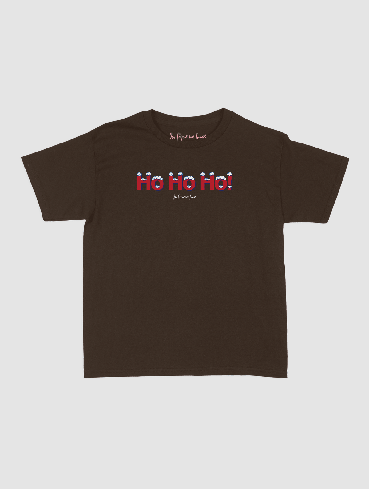 ho ho ho! baby tee - In Print We Trust