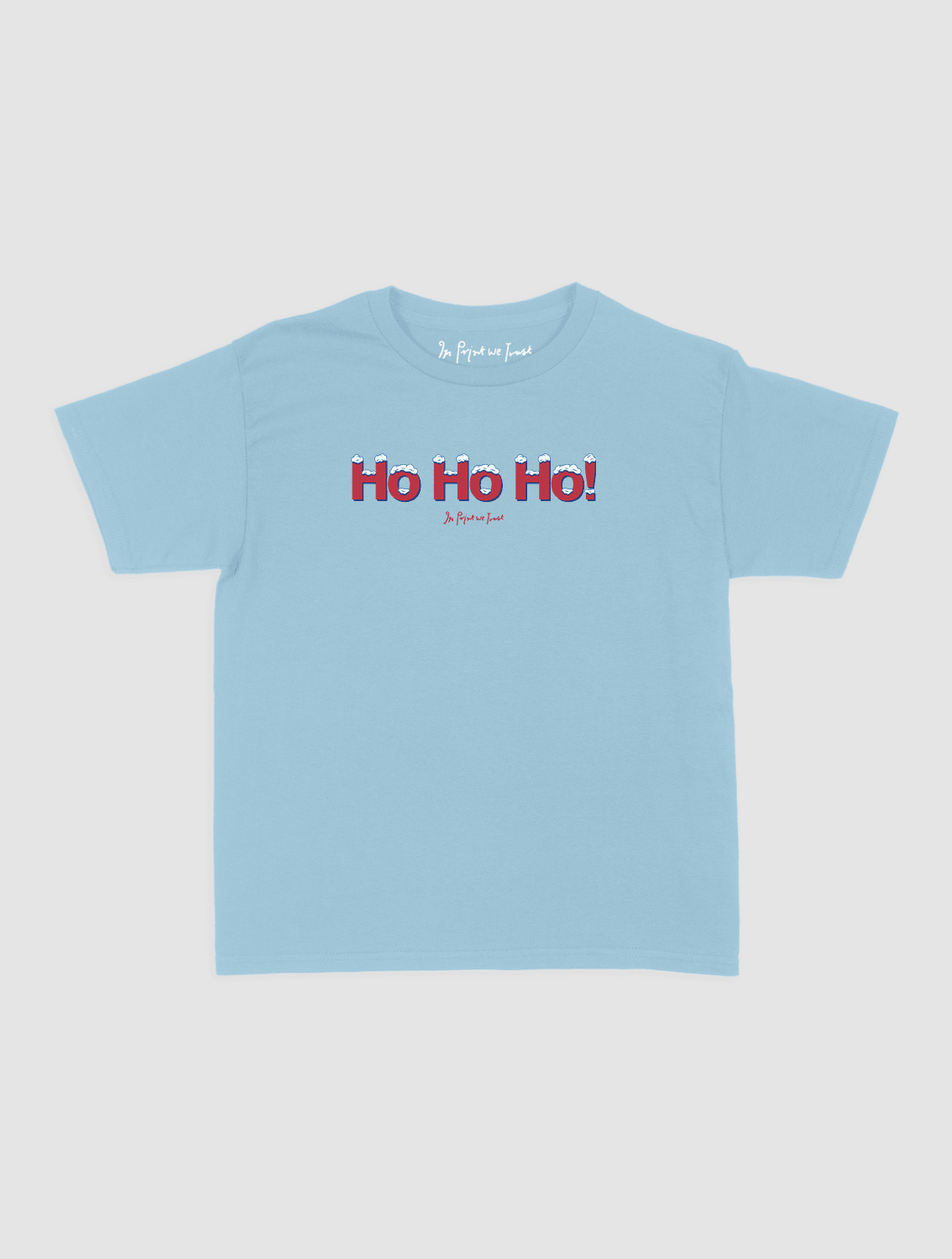 ho ho ho! baby tee - In Print We Trust