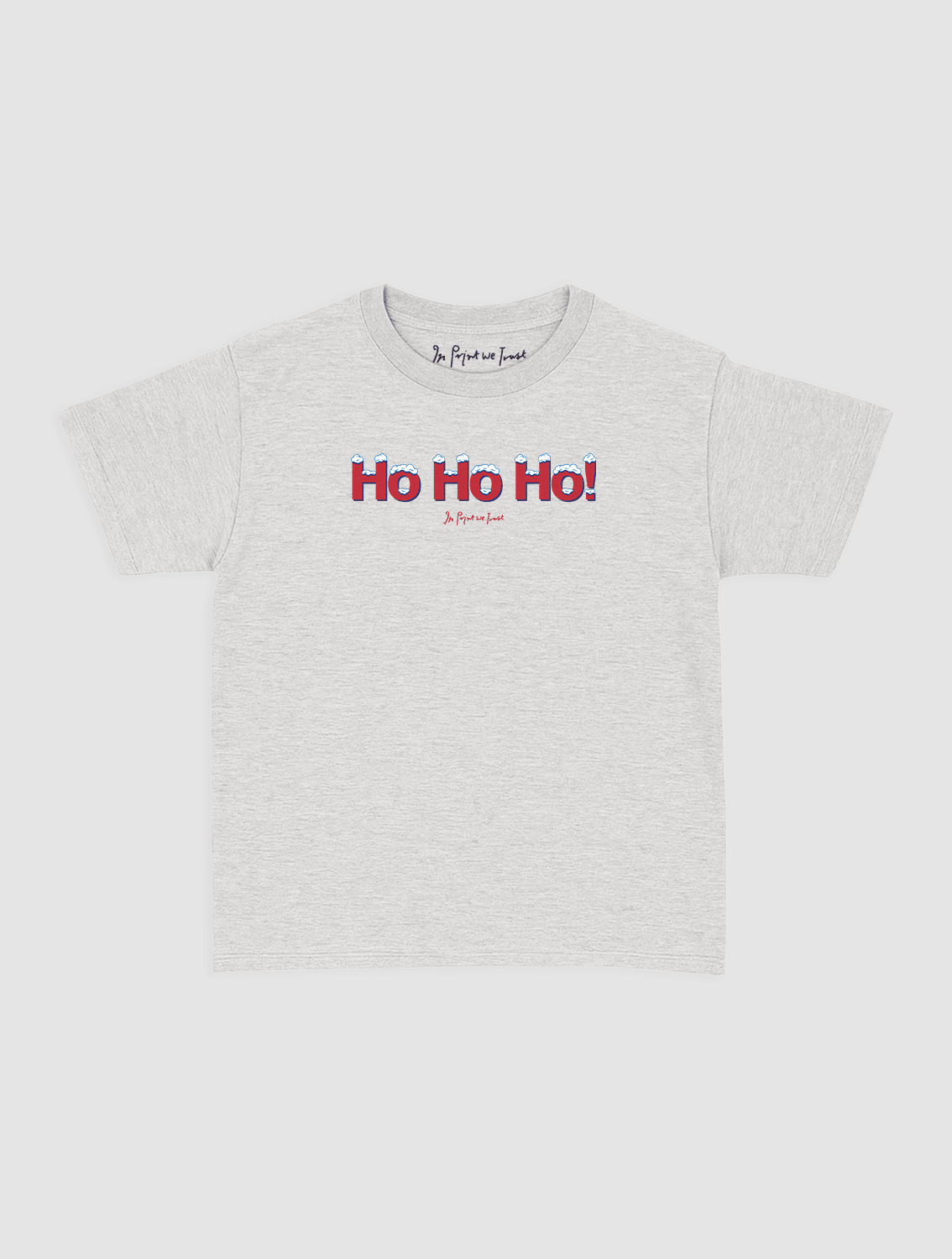 ho ho ho! baby tee - In Print We Trust